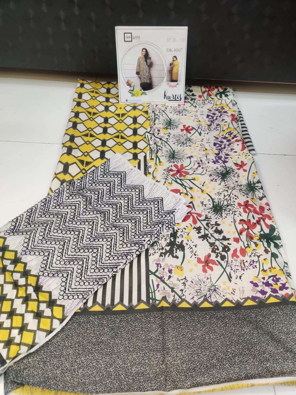 LSM KURTI UNSTITCHED OPEN PIC BY LSM